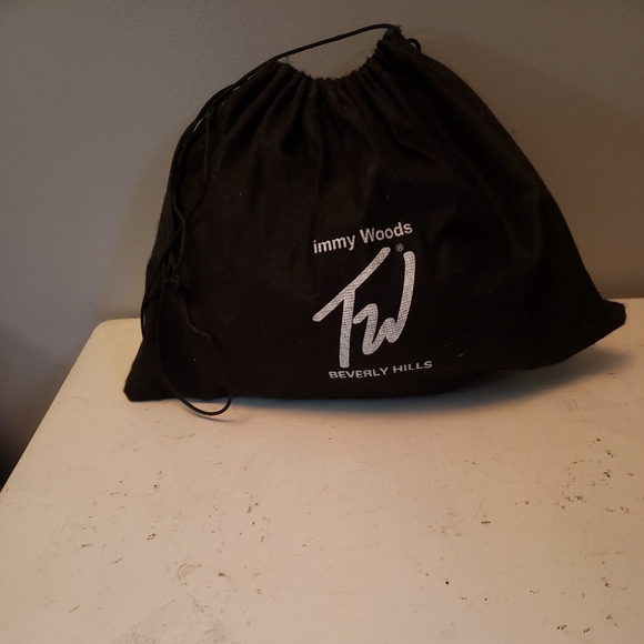 Timmy Woods of Beverly Hills Rare Hand Carved Tiger Striped Wooden Purse - Picture 8 of 8